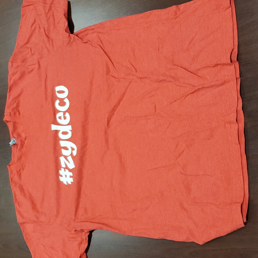 Zydeco Tshirt Large Red Louisiana NWOT